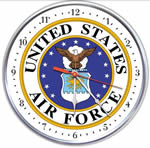 United States Air Force Collectible Wall Clock